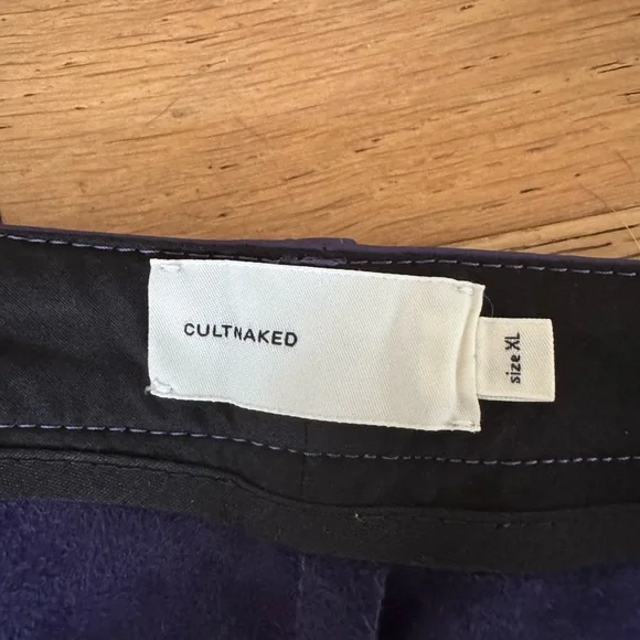 CULTNAKED Killa Purple Flare Leather  Pants - Picture 5 of 7